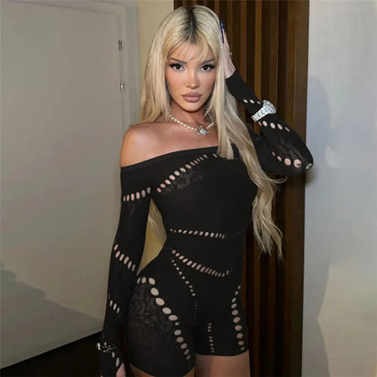 Women's Clothing Hot Jumpsuits Rompers Sexy  Mesh Rompers Playsuits High elastic Teddy porn bodysuit erotic dresses