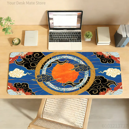 Art Amaterasu Mouse Pad Non-slip Rubber Gamer Balance Computer Mat Decoracion Deskmat Laptop Office Large