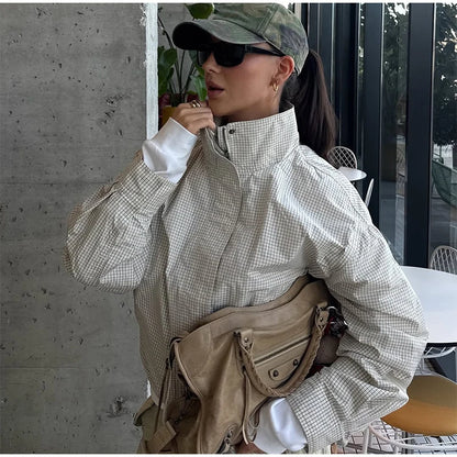 Faux Leather Bomber Jacket Oversized Collared Long Sleeve 2026 Spring Edgy Women Faux Leather Coat Fashion  Bold Lady Outerwear