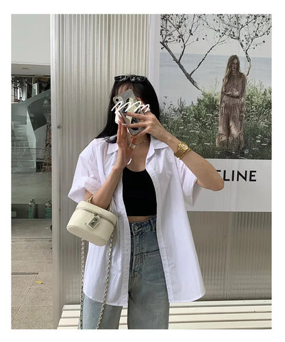 Women Square Handbags 2024 Summer Fashion Chains Crossbody Bags Texture PU Shoulder Bag Elegant Chic Mini Mobile Phone Bags