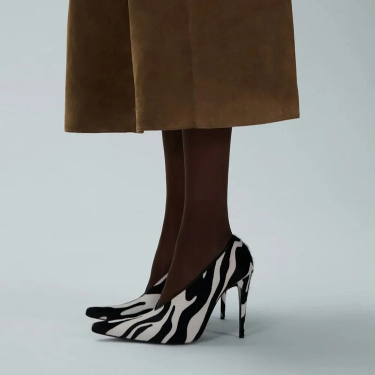 2026Spring/Summer New Pointed Stiletto Single Shoes European and American Fashion 34-45 Large Women's Fashion Women's Shoes