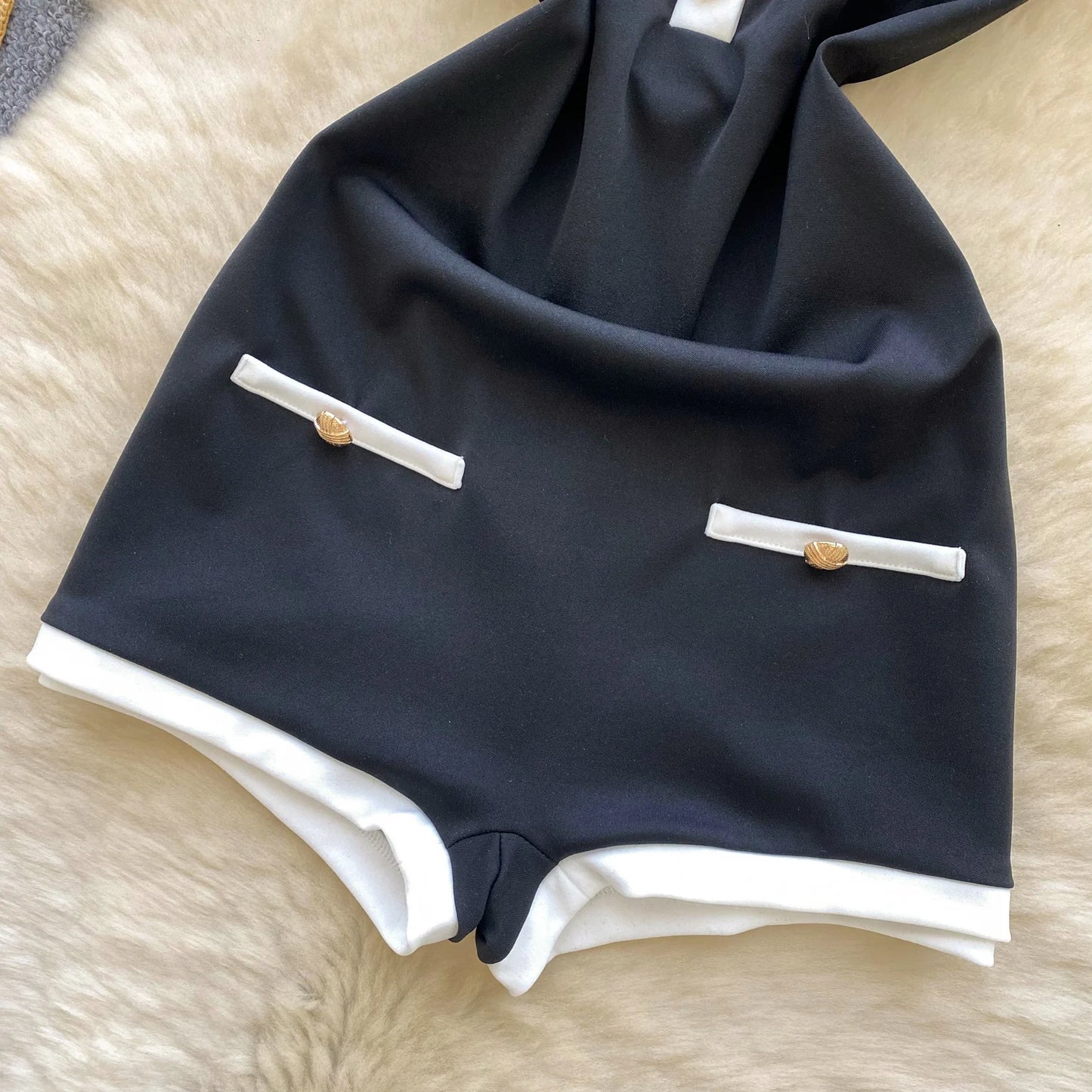 SINGREINY Ins Beach Jumpsuits Ladies Halter Sleeveless Button Design Backless Bodysuits American Retro Solid OL Slim Playsuits