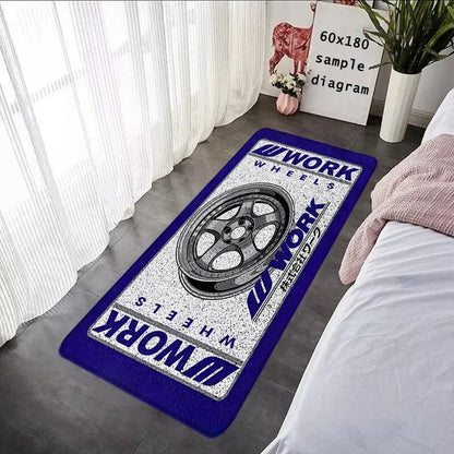 Entrance Doormats Work Wheel Hub Non-slip Bedroom Mat Hallway Carpet Kitchen Floor Car Boot Carpets Room Decor Bathroom Rugs