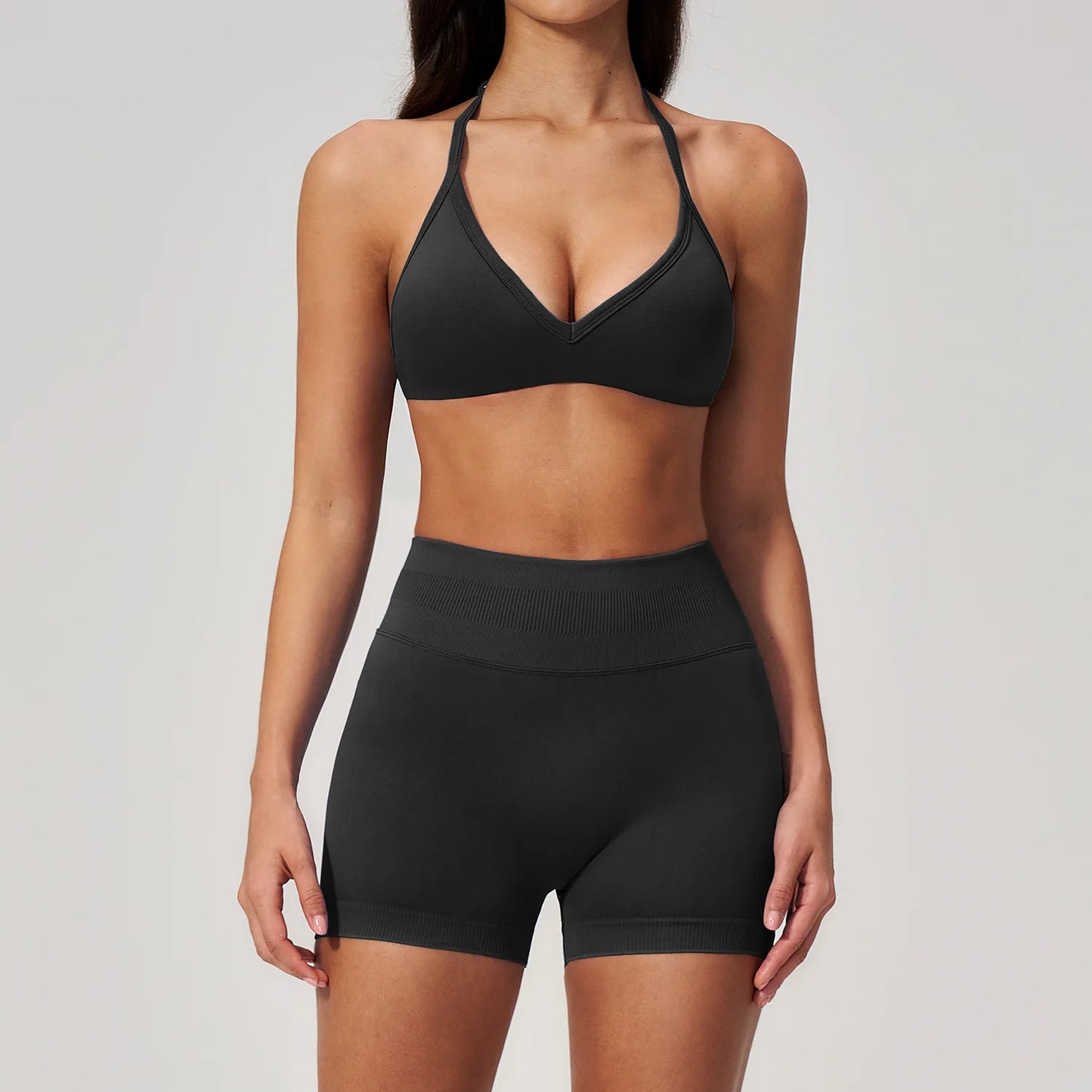 Fitness Suit 2PCS Women's Tracksuit Yoga Set Sports Outfits Gym Clothes Running Push Up Sportswear Female Workout Yoga Clothes