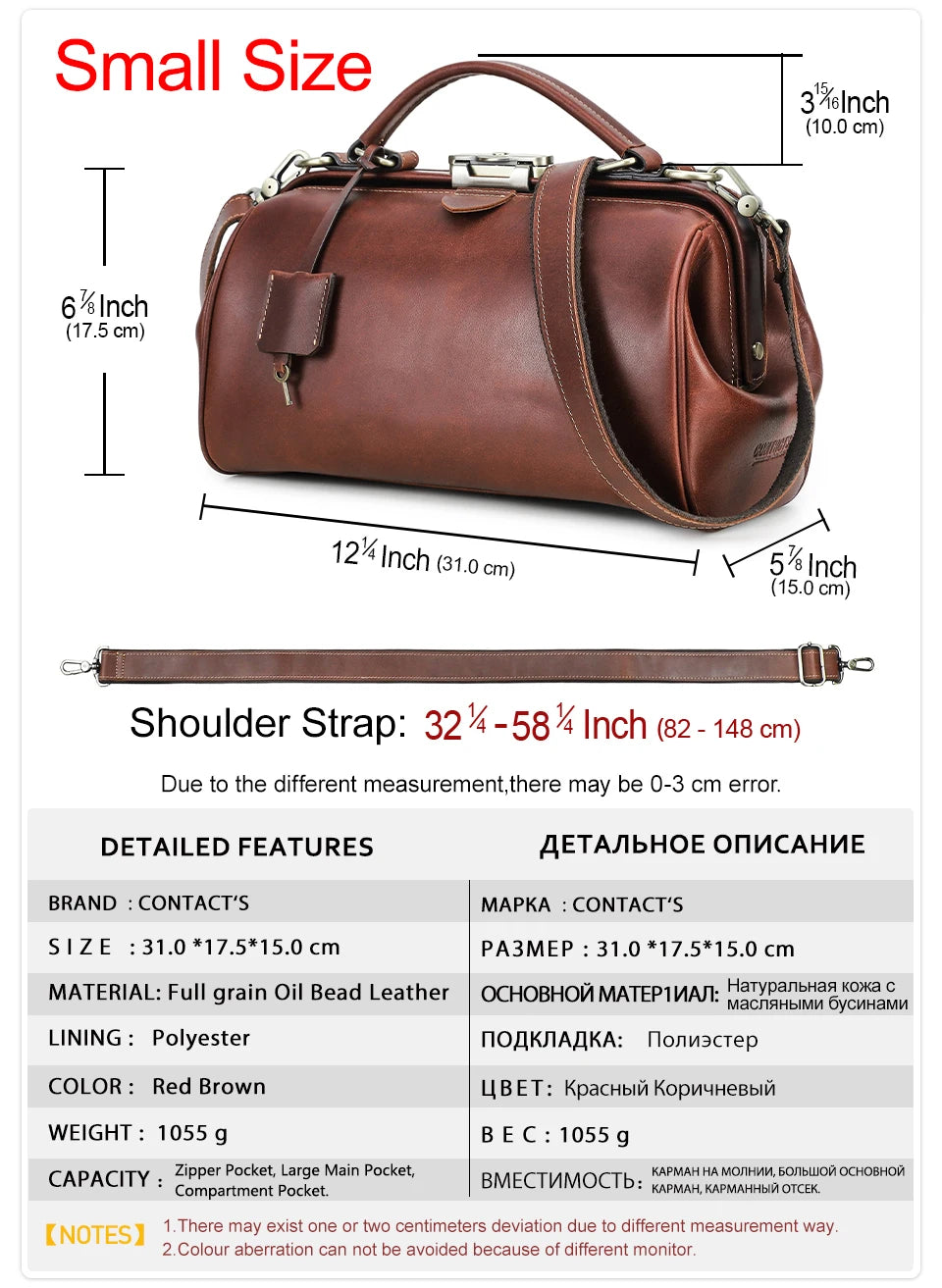 CONTACT'S Genuine Leather Top Handle Bags for Women Sling Shoulder Bags Tote Bag Handbags Metal Frame Female Bags Ladies Fashion