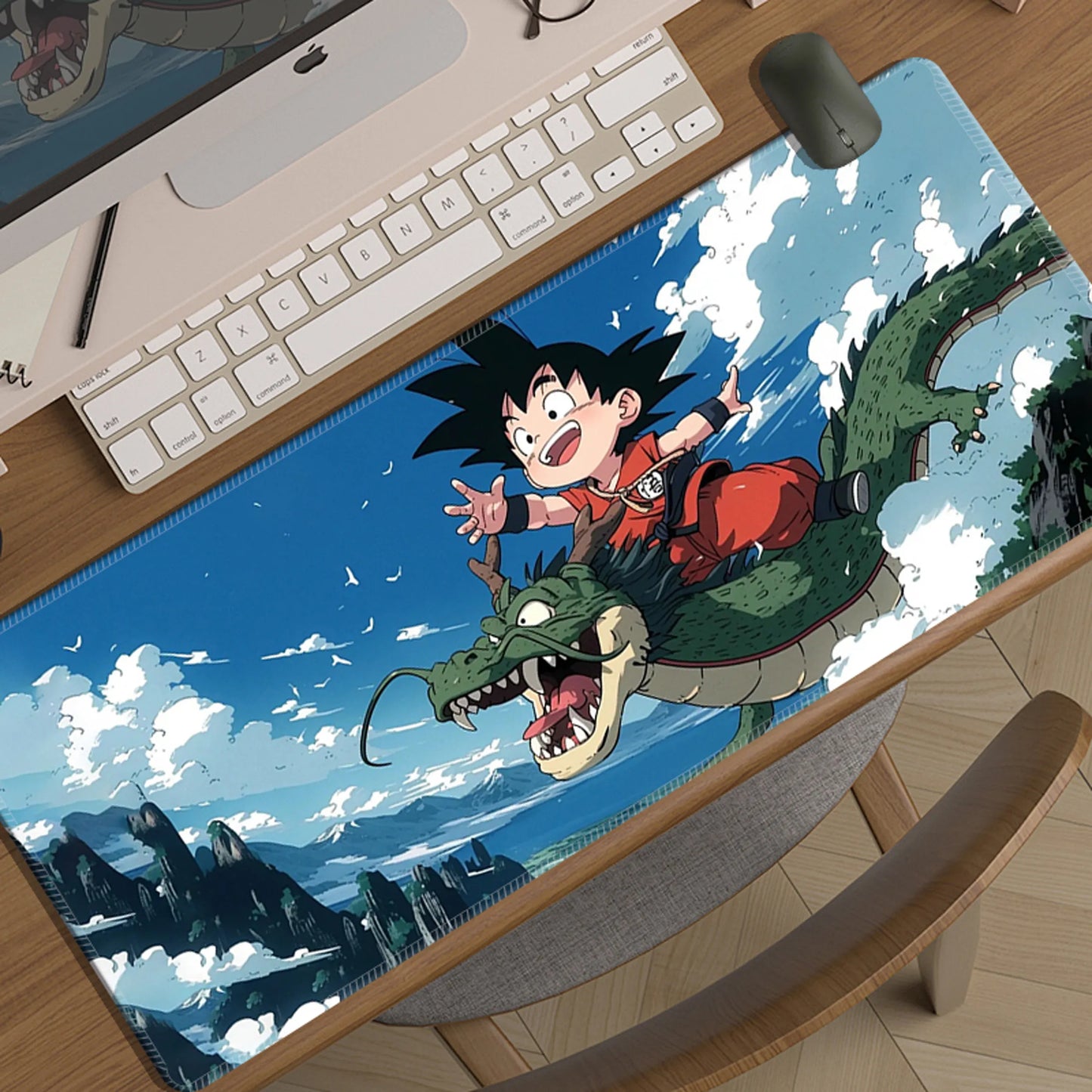 Cartoon Animation Seven Dragon Ball Mouse Pad Oversized Boy Two-dimensional E-sports Game Computer Keyboard Pad Student Desk Pad