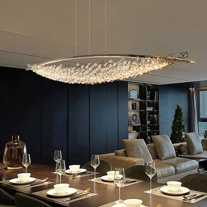Luxury Crystal Chandeliers Pendant Light Led Chandelier Ceiling Lights Home Decor Items Dining Table Light Ceiling Hanging Lamp