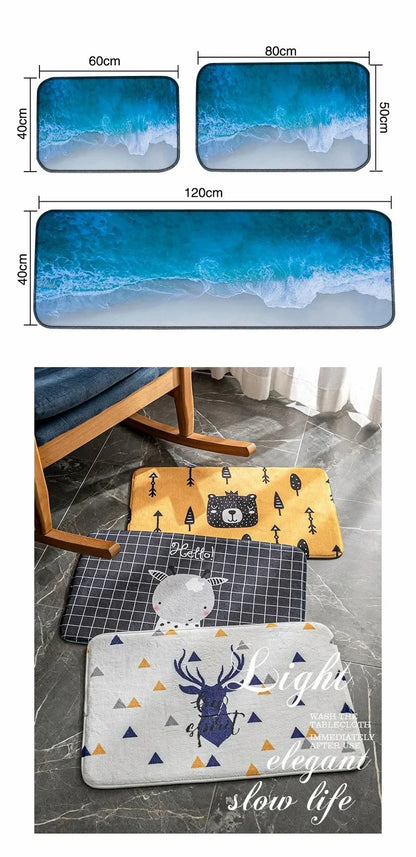 Moto G-Guzzi Bedrooom Anti Slip Anti Stain Easy Wash Door Mat Rug Room Door Mat Garage Motorcycle Mat Home décor