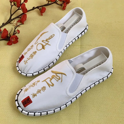 Hanfu Shoes for Women Sneakers Men Ethnic Style Embroidery Chinese style Streetwear Fashion Casual Vintage Old Beijing Shoes