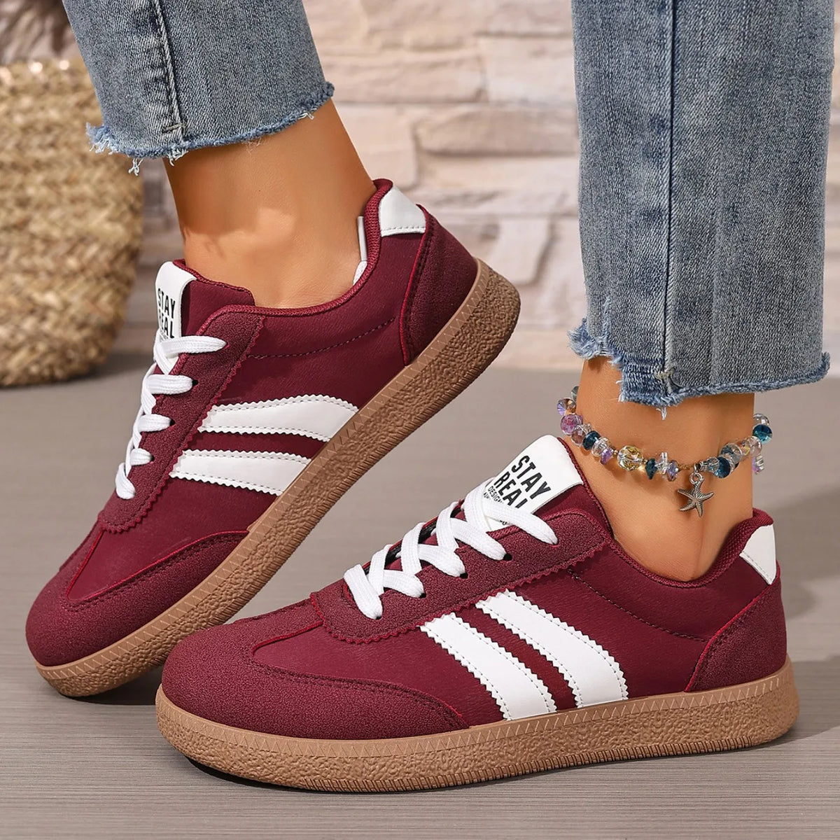 2026 New Designer Sneakers for Women Casual Patchwork Leather Sneakers Women Outdoor Casual Comfortable Ladies Shoe