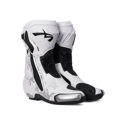 New MOCHA KNIGHT Motorcycle Track Boots CE Certification Professional Racing Off-road Botas Men Women BENKIA Supertech Boots