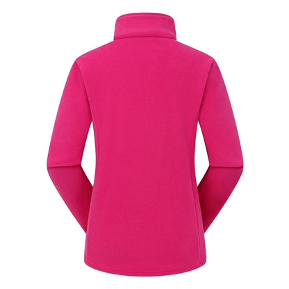 Winter Women's Wool Jacket Stand Collar Warm Breathable Cold Resistant Casual Comfortable Outdoor Travel Hiking Clothing