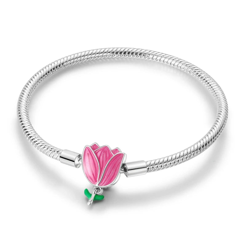 925 Sterling Silver Heart Love Snake Chain Bracelet Infinite Knot Butterfly For Women Fit Original Charms Beads Jewelry Gift