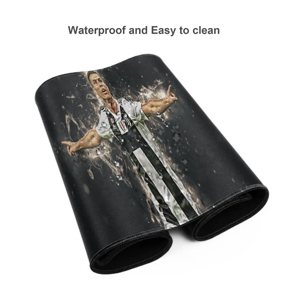 CR7 Football Star R-Ronaldo Mouse Pad Cartoon Lockedge Large Gaming Pad Computer Gamer Keyboard Mat Desk Mousepad PC Desk Pad