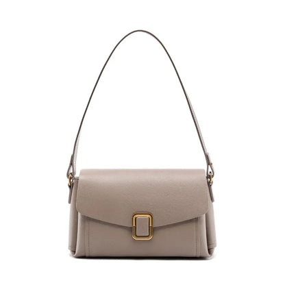 Women's Genuine Grade Cow  Leather Shoulder Crossbody Purse Bag Luxury Designer Ladies Underarm Bag Female Small Square Bag New