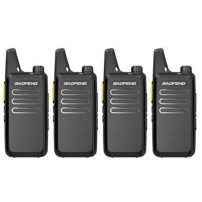 2/4PCS Mini Walkie Talkie Baofeng BF-T20D Portable Two Way Radio Charging USB VOX For BF-C9 BF-888S for Station Hotel Hunting