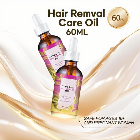 1-20 Pcs Natural Hair Growth Inhibitor Oil - Long-Lasting Reduction with Jojoba & Almond Oil for Smooth, Silky Skin.