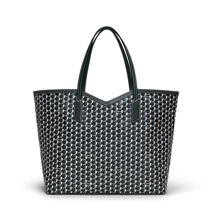 Luxury Brand Tote Bag Woman Classic Monogram Print Coated Canvas Handbag Large Capacity Shoulder Bag With Removable Zipped Pouch