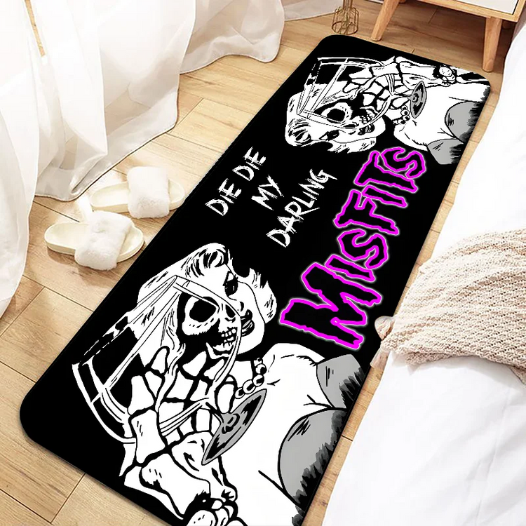 Die Die My Darling Misfits Door Mat Entrance Non-slip Doormat Washable Kitchen Carpet Living Room Hallway Rugs  Bath Door Mats