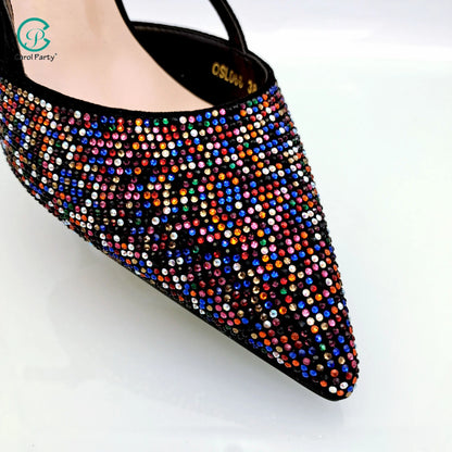 Nigerian Style Large Capacity Shoulder Bag African Ladies Wedding Party Shoes Or Commuter Shoes And Bag