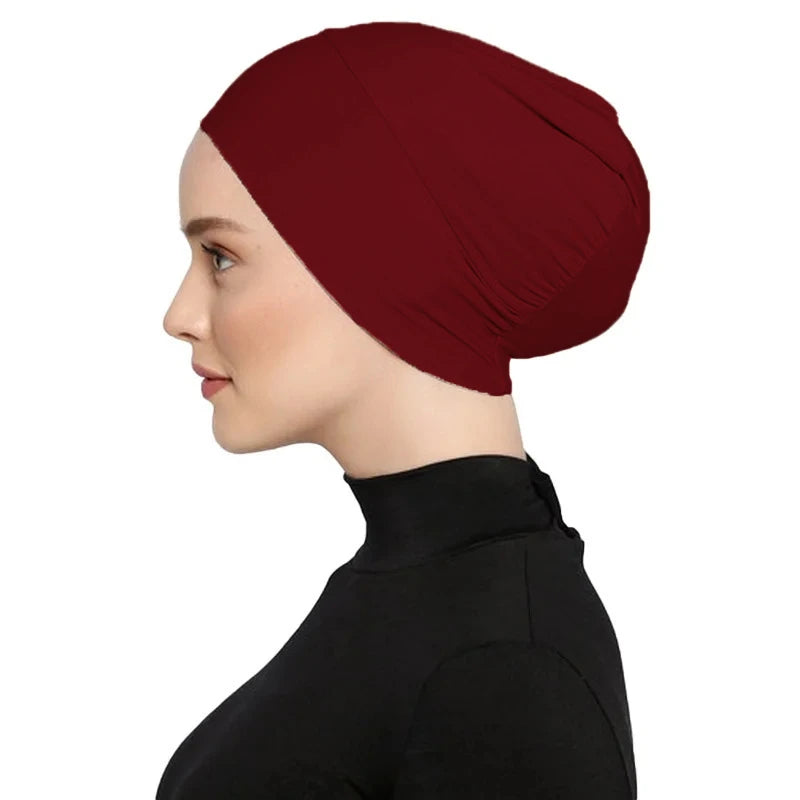 2026 New Women's Hijabs Islamic Undercap Muslim Abaya Hijabs Soft Strech Jersey Turbans Turban Instant Head Wrap Women Cap