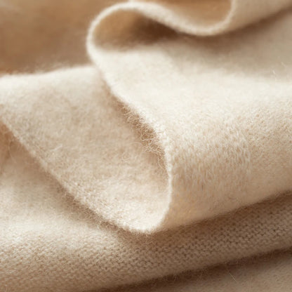 High quality triangular design women's 100% cashmere scarf fashionable shawl winter knitted warm neck protection adult scarf