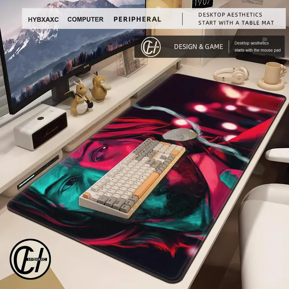 John Wick Mousepad Non-slip Lockedge Office Student Gaming Thickened Large Writing Pad Cushion 100x50