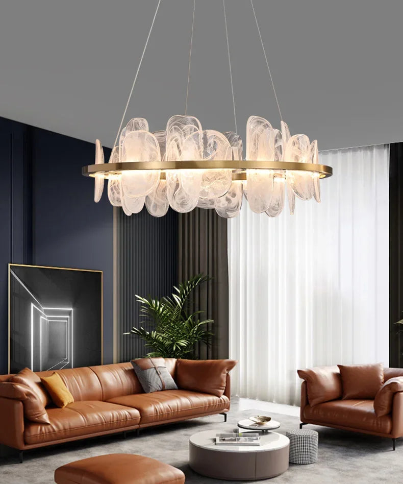 Nordic Style Simple LED Pendant Lights for Living Dining Room Kitchen Food Tables Chandelier Home Decor Hanging Light Fixture