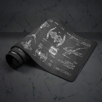 Spaceship space sci-fi console display plane large mouse pad XXL 90x40cm Rubber Anti-slip Gaming Keyboard Mats game accessories