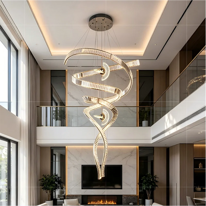 Nordic Home Decoration Stair Chandelier LED Pendant Lights Modern Ceiling Light Indoor Lighting Fixtures For Living Room Bedroom