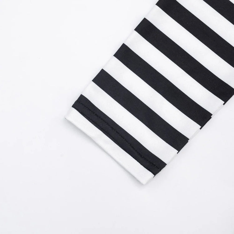 FLARORA Trend Stripe Color Blocking Jumpsuits Woman Deep V Neck Full Sleeve Bandage Skinny Peach Hip Sexy Party Club Overalls