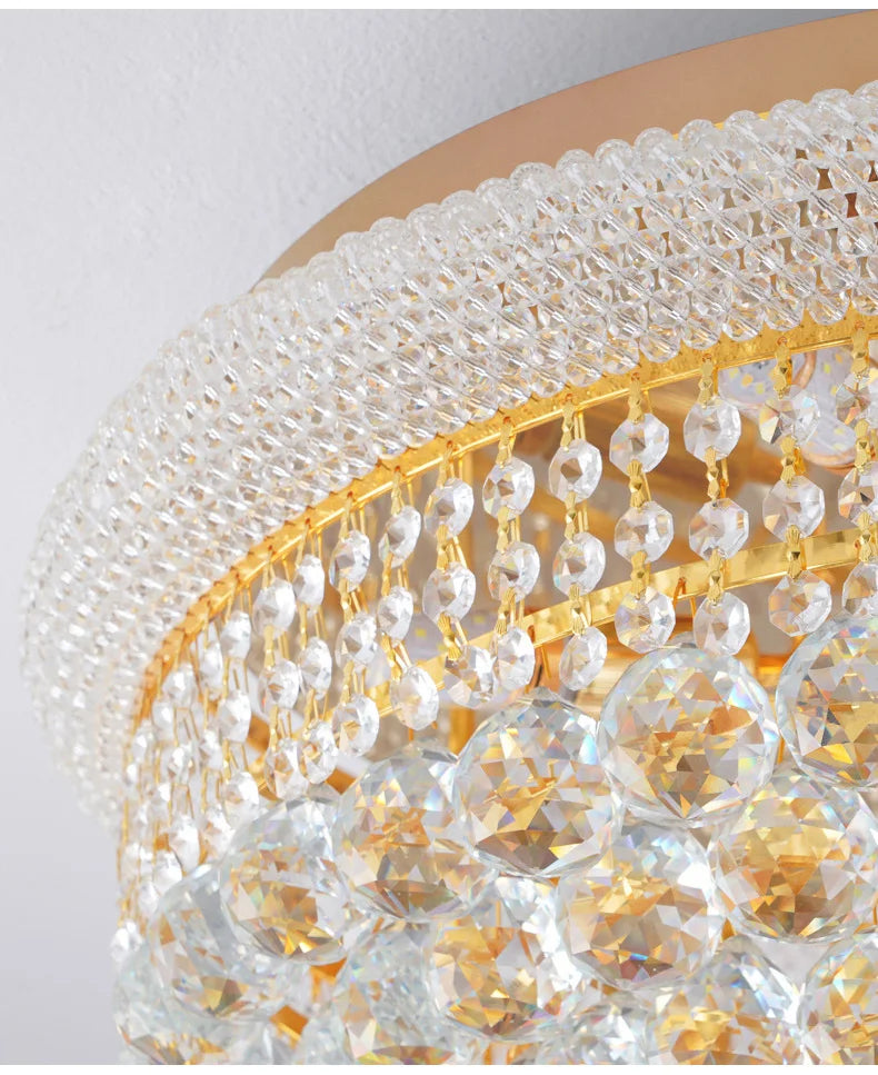 Luxury Crystal Led Ceiling Lights for Living Room Modern Ceiling Chandelier Dining Room Chandeliers Lighting Lamps Ceilings Lamp
