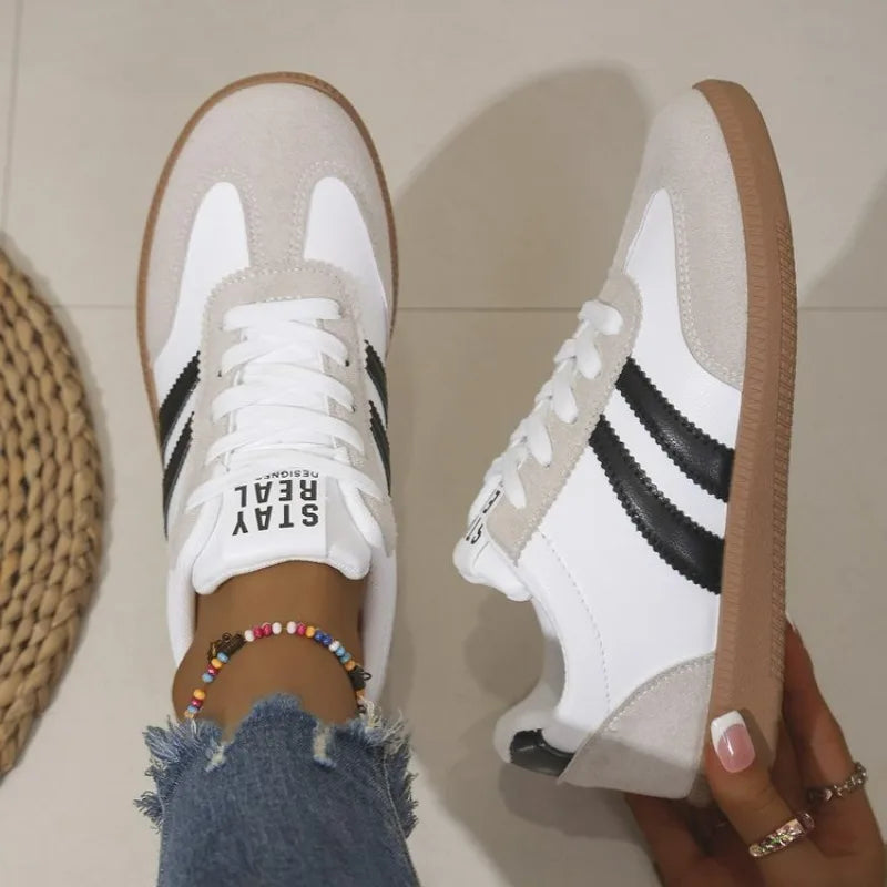 Trendy Vulcanization Shoes Women Casual Sneakers Luxury Designer Shoes Woman Comfortable Flat Shoes Outdoor Women's Sport Shoes