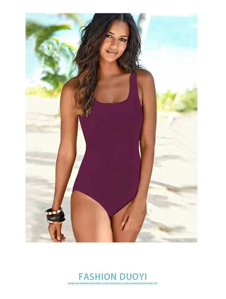 New Sports One-piece Swimsuit Swimwear Women One Piece Swimming Suit for Women Bathing Suit Plus Size Bath Suit Surf