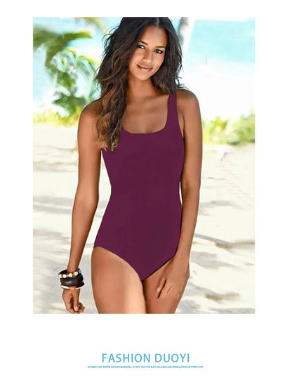 New Sports One-piece Swimsuit Swimwear Women One Piece Swimming Suit for Women Bathing Suit Plus Size Bath Suit Surf