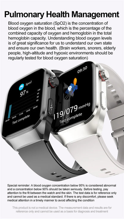 TK16 Smart Watch Men 2.04 Inch Amoled Bluetooth Call AI Voice ECG Health Monitoring SOS Sports Fitness Tracker Women Smartwatch