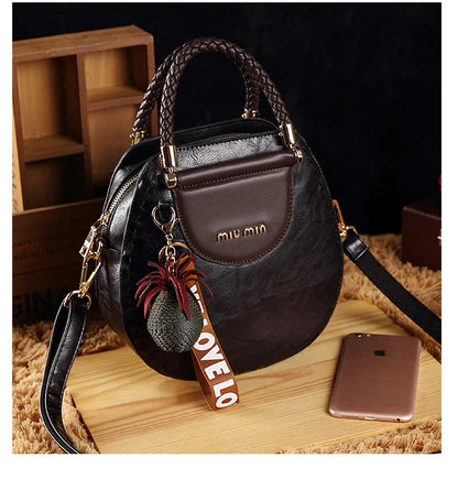 Vintage Women's Bag Luxury Designer Boston Style Women Shoulder Bag High Quality Fashion Crossbody Bags Female Handbags