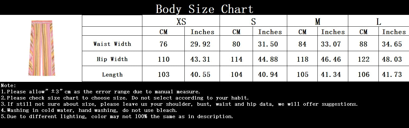 KONDALA Chic Striped Y2K Fashion 2026 Summer Long Pants Zipper Wide Leg Pockets Trousers Straight Female Casual Elegant Pants