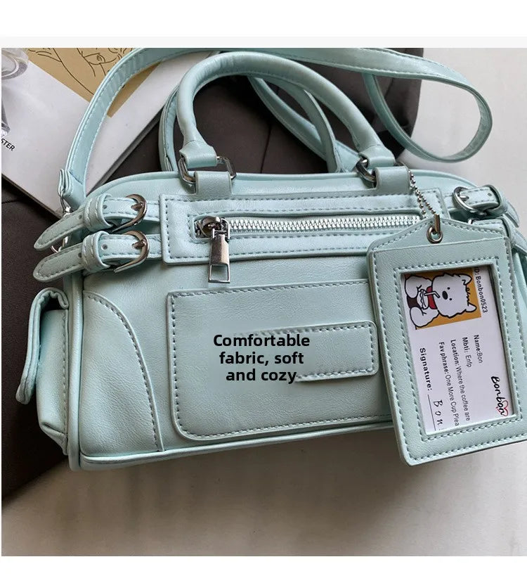Stylish Design Glossy PU Sqeare Shoulder & Crossbody Bags Solid Zipper Hot Trendy Designer Style Handbags for Women 2025 New