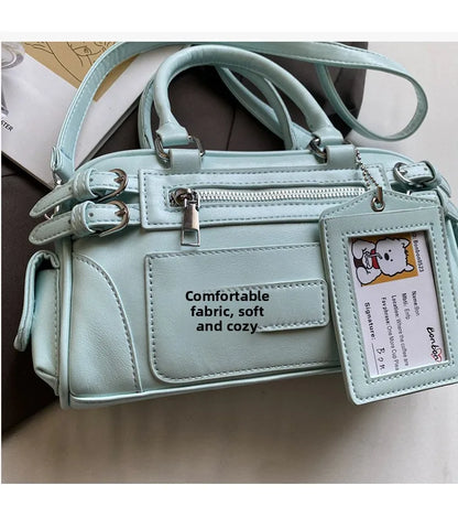 Stylish Design Glossy PU Sqeare Shoulder & Crossbody Bags Solid Zipper Hot Trendy Designer Style Handbags for Women 2025 New