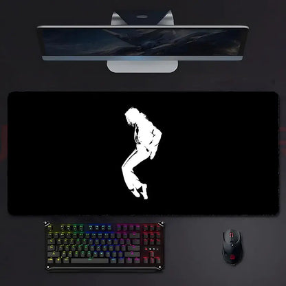 Pop Music M-Michael Jackson Mouse Pad Mousepad Large Gaming LockEdge Thickened PC Table Desk Mat