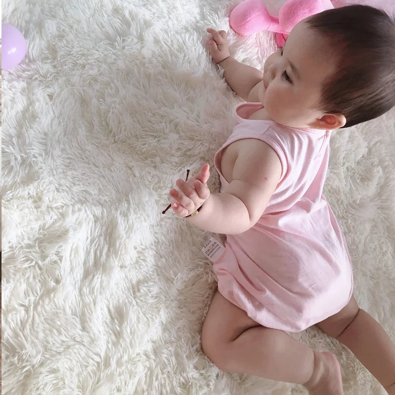 Gray Carpet for Living Room Plush Rug Bed Room Floor Fluffy Mats Anti-slip Home Decor Rugs Soft Velvet Carpets Kids Room Blanket