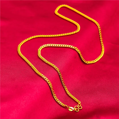 Twist Boss Chain Women's 24K Gold AU999 - Highly versatile twisted gold boss chain, fits all wrist sizes and shapes perfectly