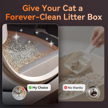 G1 Automatic Self-Cleaning Cat Litter Box,Smart APP Control & Health Monitoring,for Multiple Cats, Custom