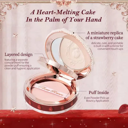 Flower Knows All In One Makeup Set Gift Box Garden Cushion Cream Foundation Matte Blush Long Lasting Velvet Lip Cream With Bag