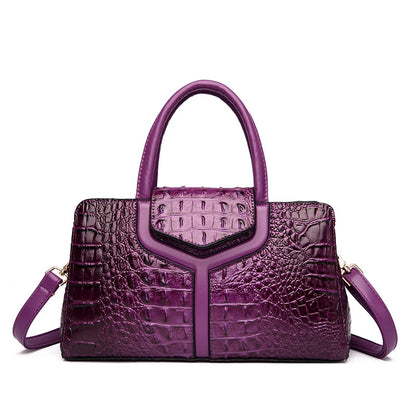 New Leather Women Messenger Bags Crocodile Female Crossbody Shoulder Hand bags For Women 2023 High Quality Ladies Handbags