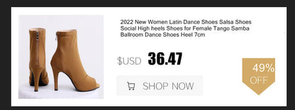 Women's 2020 Brand Party Boots Women's Sexy Stilettos High Heels Footwear Women Latin Dance Heels Shoes Latin 2020 For Ballroom