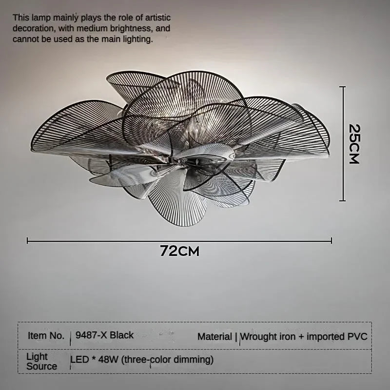 Nordic Classic Ceiling lamps Black/White PVC Modern Designer Lamp Bedroom Home Decor Lighting Dining Room LED Pendant Lights