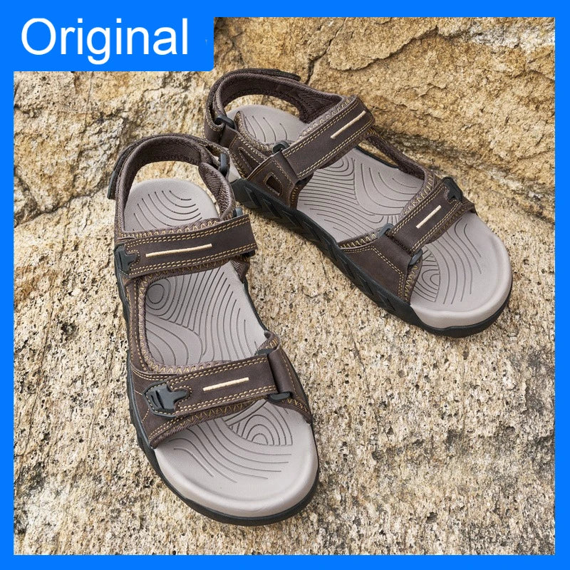 Men Sandals Outdoor Camping Hiking Water Wading Sports Shoes Anti Slip Quick Drying New Summer Comfortable Beach Shoes for Youth