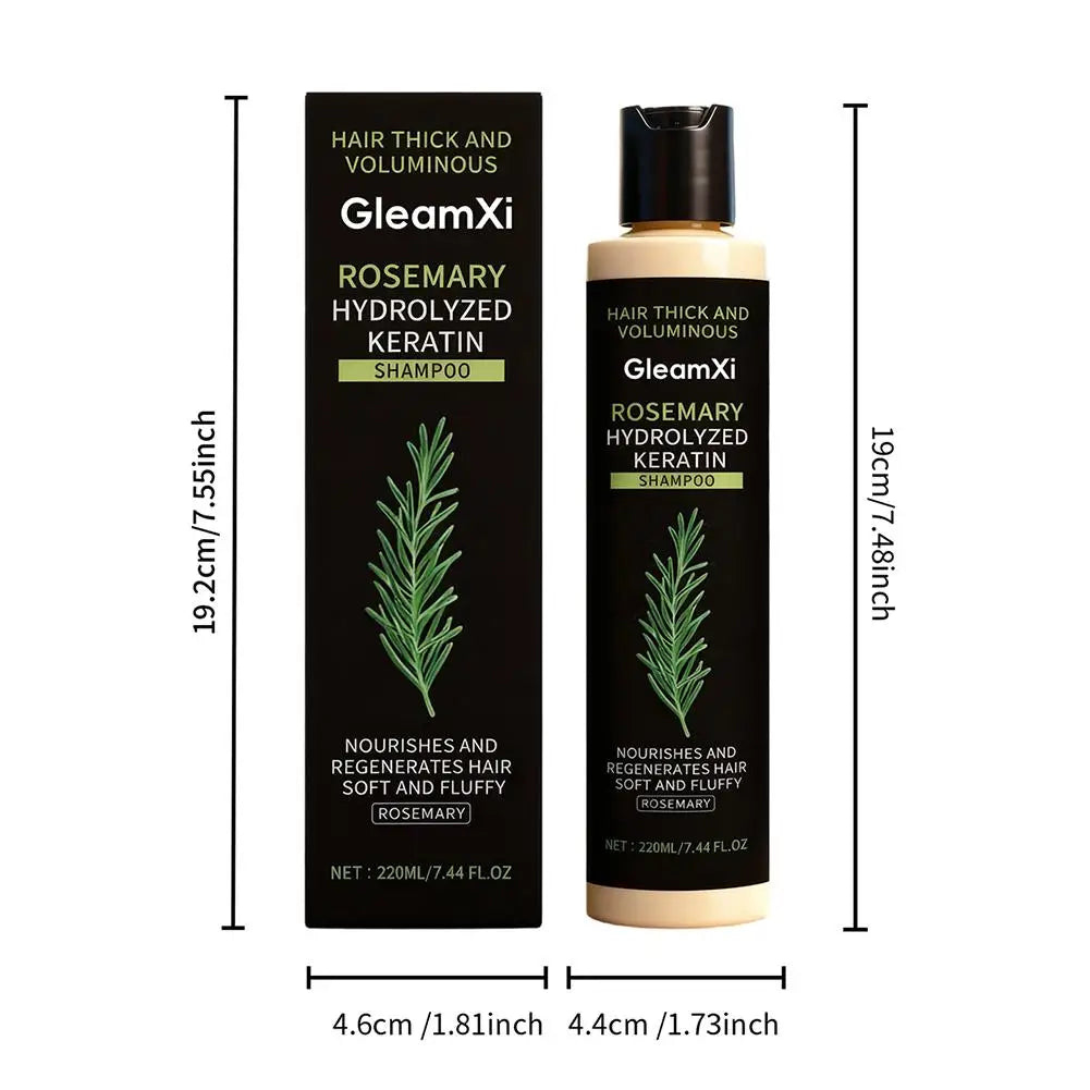 100ml/220ml Rosemary Shampoo Organic Thickening Oil Hair Growth for Thinning Hair & Hair Loss Volumizing Natural Shampoo
